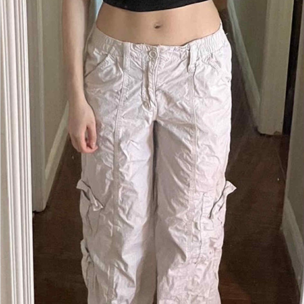 BDG Cream Wide Leg Pants